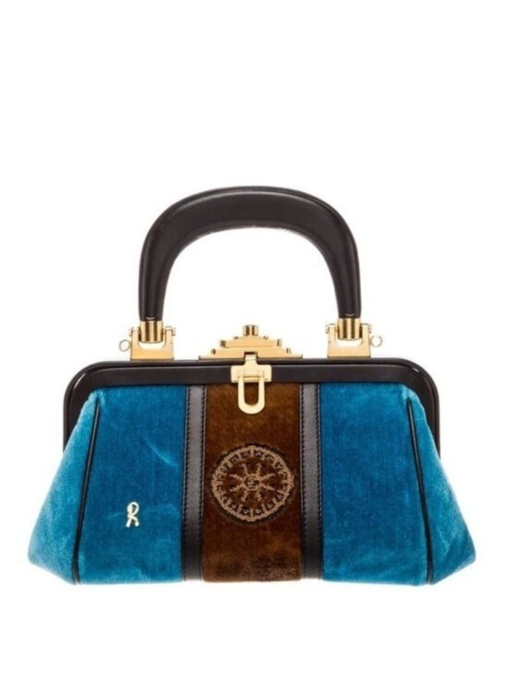TRUE VINTAGE ROBERTA DI CAMERINO BAGONGHI VELVET BAG